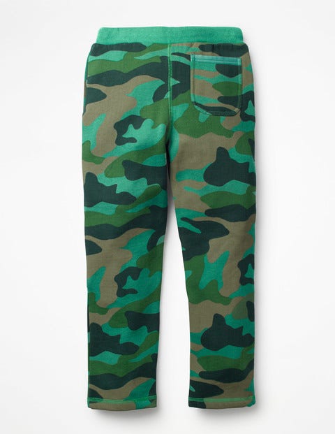 Sweathose Mit Verstärkter Kniepartie - Khakigrün, Camouflage Sweathose Mit Verstärkter Kniepartie - Khakigrün, Camouflage