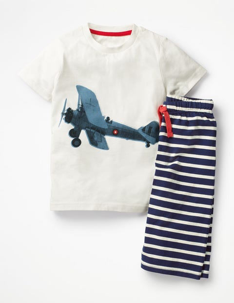 Graphic Pyjamas - Ecru Aeroplane Graphic Pyjamas - Ecru Aeroplane