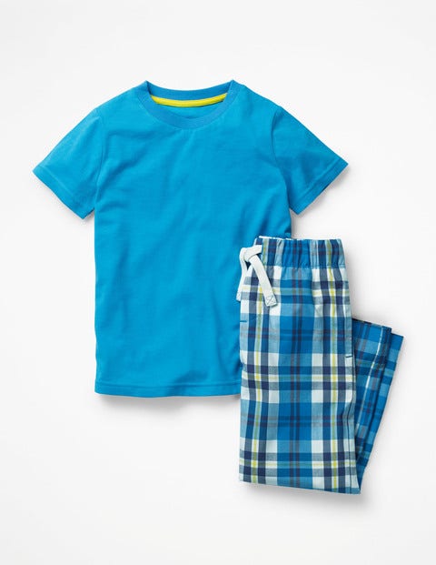 Pyjama Set - Caspian Blue Check Pyjama Set - Caspian Blue Check