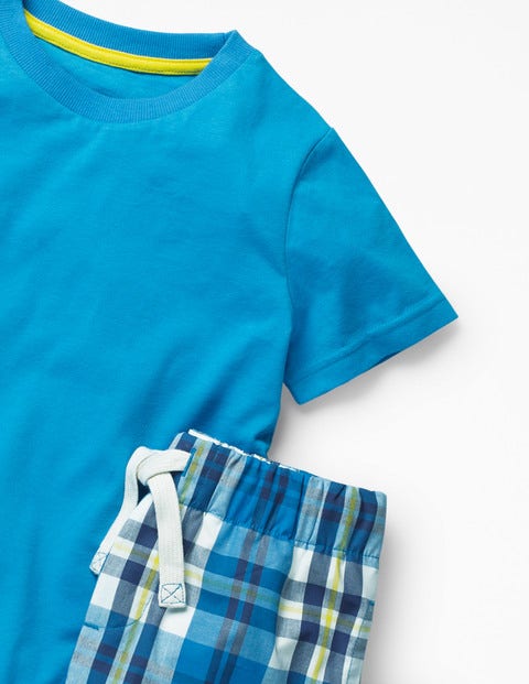 Pyjama Set - Caspian Blue Check Pyjama Set - Caspian Blue Check