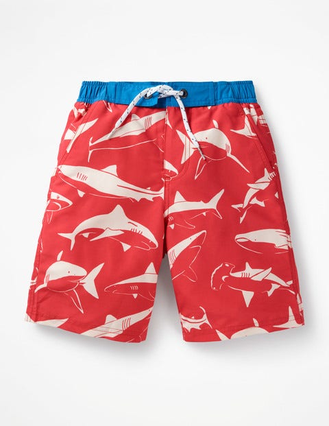 Board Shorts - Washed Red Sharks Board Shorts - Washed Red Sharks