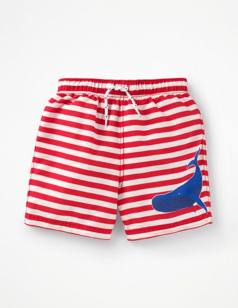 Short De Bain - Rouge laser/Ivoire Short De Bain - Rouge laser/Ivoire