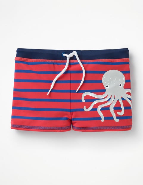 Swim Trunks - Jam Red/Duke Blue Octopus Swim Trunks - Jam Red/Duke Blue Octopus