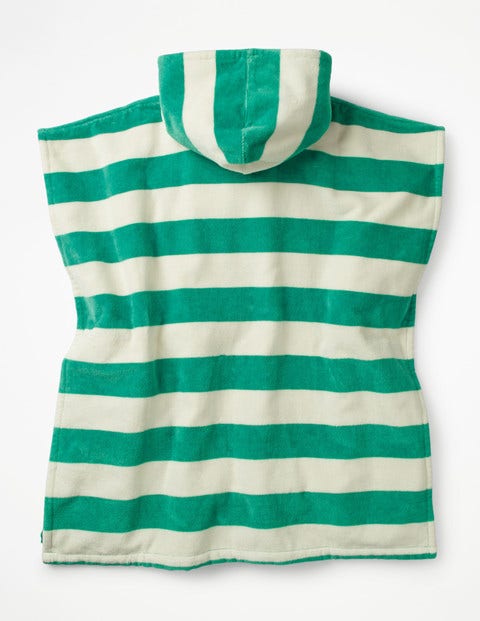 Towelling Poncho - Jungle Green/Ivory Towelling Poncho - Jungle Green/Ivory