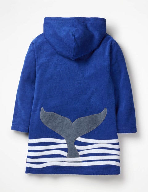 Towelling Throw-On - Duke Blue Whale Appliqué Towelling Throw-On - Duke Blue Whale Appliqué