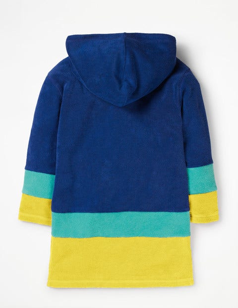 Towelling Throw-On - Duke Blue Colourblock Towelling Throw-On - Duke Blue Colourblock