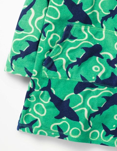 Towelling Throw-On - Jungle Green Feeding Time Towelling Throw-On - Jungle Green Feeding Time