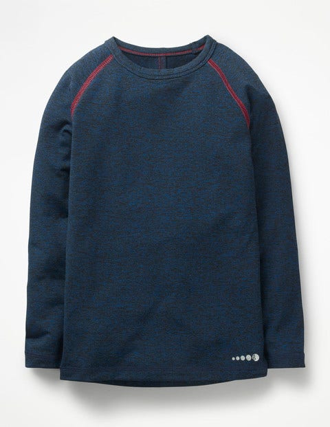 Langärmliges Aktiv-Shirt - Dunkelblau Langärmliges Aktiv-Shirt - Dunkelblau