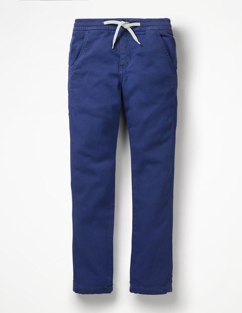 Schmal Geschnittene Jersey-Jeans - Segelblau Schmal Geschnittene Jersey-Jeans - Segelblau