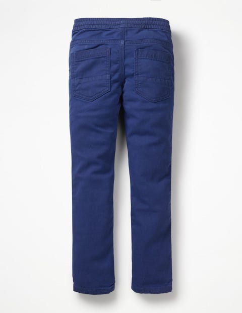 Schmal Geschnittene Jersey-Jeans - Segelblau Schmal Geschnittene Jersey-Jeans - Segelblau