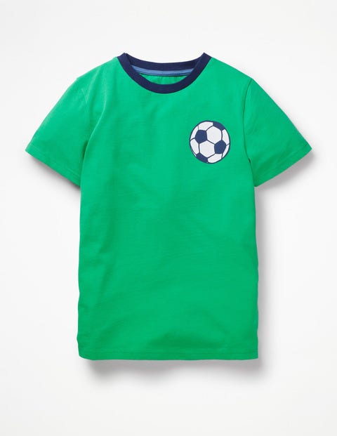 Printed Sports T-Shirt - Astro Green Football Printed Sports T-Shirt - Astro Green Football