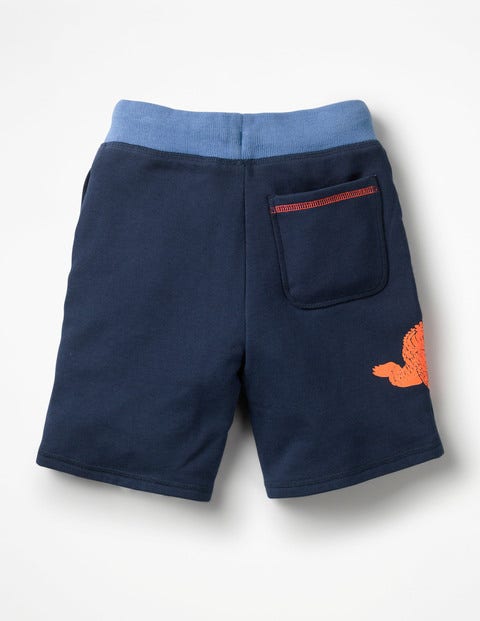 Graphic Sweatshorts - Crocodile College Blue Graphic Sweatshorts - Crocodile College Blue