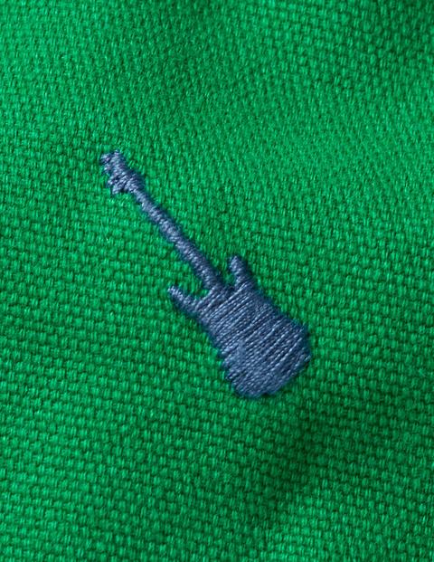 Washed Canvas Pull-On Shorts - Watercress Guitars Green Washed Canvas Pull-On Shorts - Watercress Guitars Green