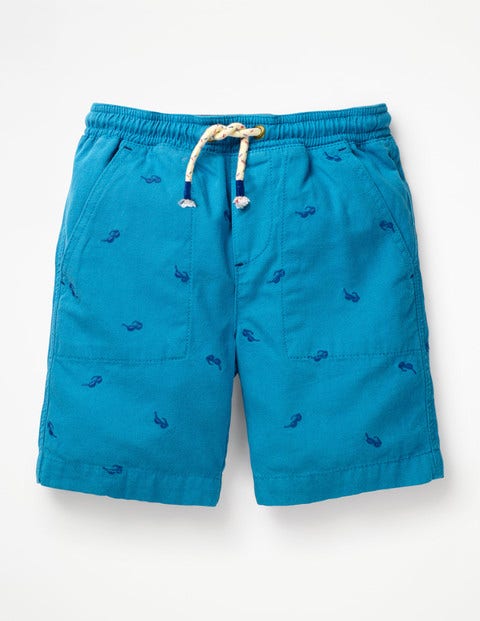 Washed Canvas Pull-On Shorts - Caspian Tiny Sunglasses Washed Canvas Pull-On Shorts - Caspian Tiny Sunglasses