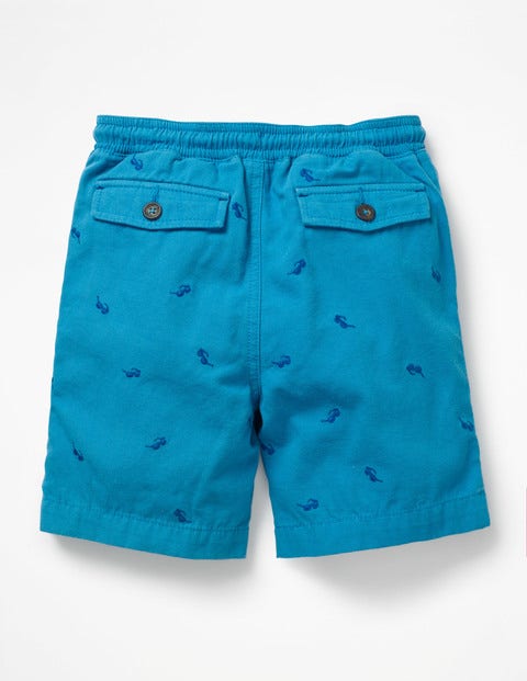 Washed Canvas Pull-On Shorts - Caspian Tiny Sunglasses Washed Canvas Pull-On Shorts - Caspian Tiny Sunglasses