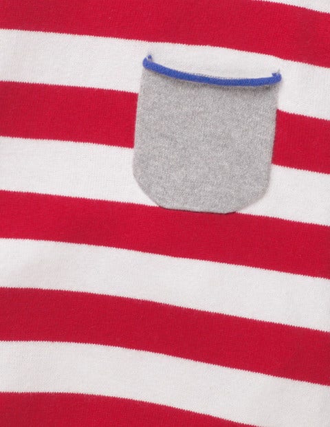 Fine Crew Sweater - Beam Red/Ecru Marl Fine Crew Sweater - Beam Red/Ecru Marl