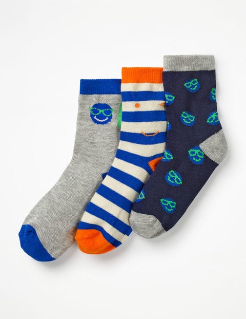3 Paires De Chaussettes - Motif émoji 3 Paires De Chaussettes - Motif émoji