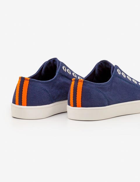 Laceless Canvas Pull-Ons - College Blue Laceless Canvas Pull-Ons - College Blue