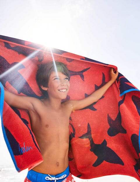 Serviette De Plage - Rouge laser Serviette De Plage - Rouge laser