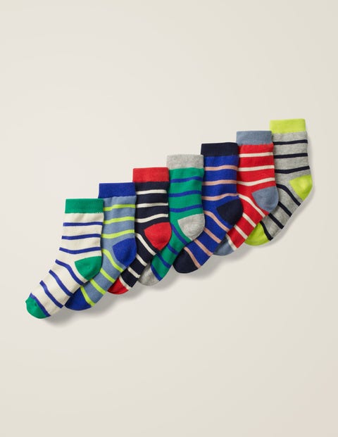 7 Pack Sock Box - Multi Stripes 7 Pack Sock Box - Multi Stripes