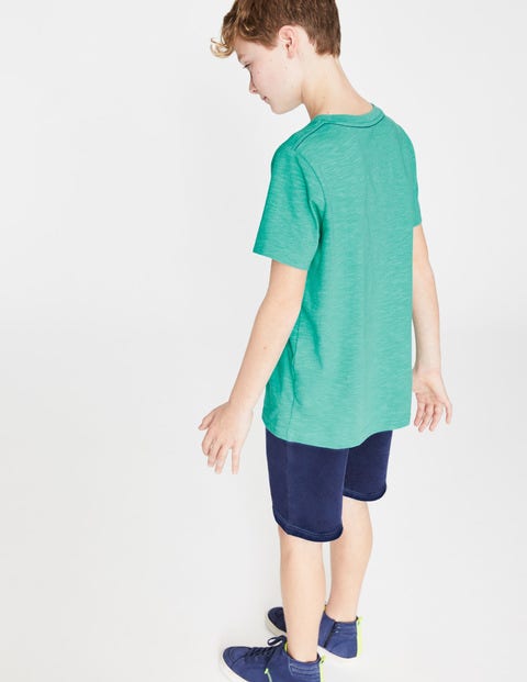 Slub Washed T-Shirt - Sea Breeze Blue/Duke Blue Slub Washed T-Shirt - Sea Breeze Blue/Duke Blue