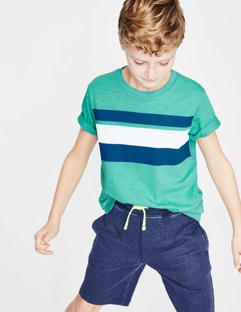 Slub Washed T-Shirt - Sea Breeze Blue/Duke Blue Slub Washed T-Shirt - Sea Breeze Blue/Duke Blue