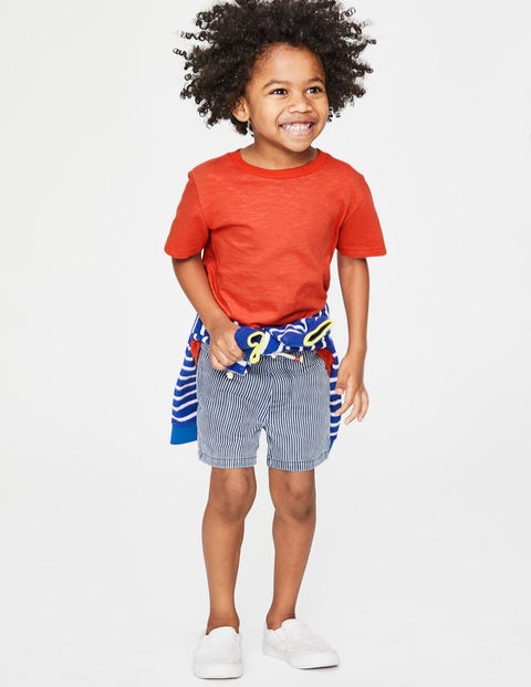 Slub Washed T-Shirt - Tropical Orange Slub Washed T-Shirt - Tropical Orange