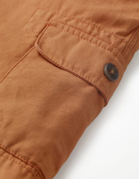Pull-On Cargo Shorts - Butterscotch Brown Pull-On Cargo Shorts - Butterscotch Brown