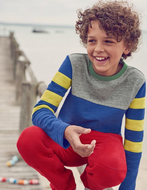 Sporty Colourblock T-Shirt - Lagoon Blue Sporty Colourblock T-Shirt - Lagoon Blue
