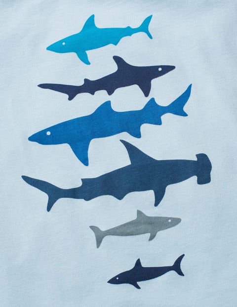 Graphic Pyjamas - Provence Blue Sharks Graphic Pyjamas - Provence Blue Sharks