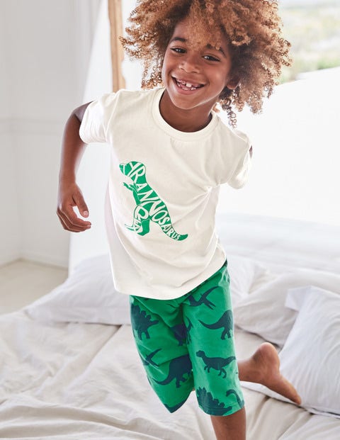 Graphic Pyjamas - Astro Green Dinosaur Graphic Pyjamas - Astro Green Dinosaur