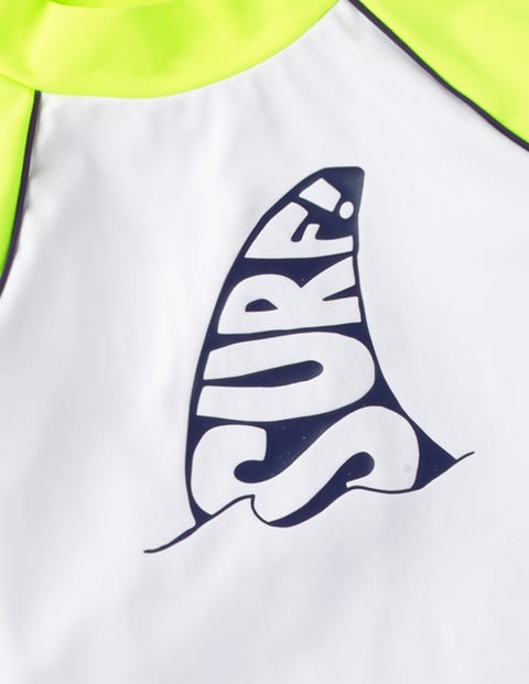 Logo Rash Vest - Neon Yellow Surf Logo Rash Vest - Neon Yellow Surf