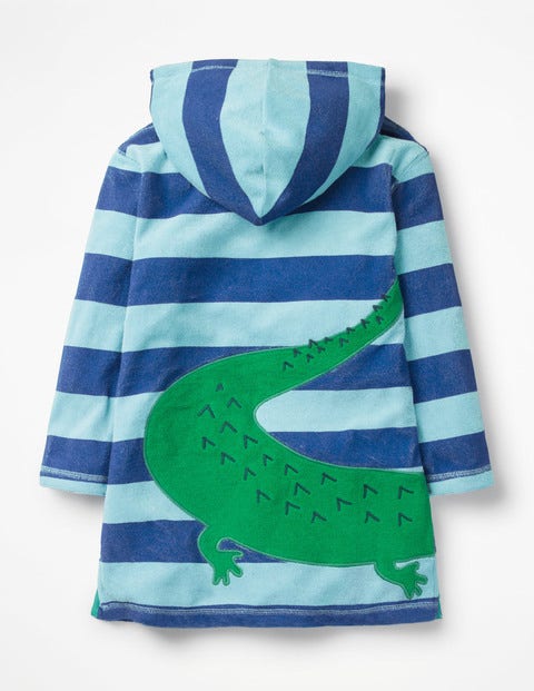Towelling Throw-On - Blue Quartz/Duke Blue Croc Towelling Throw-On - Blue Quartz/Duke Blue Croc