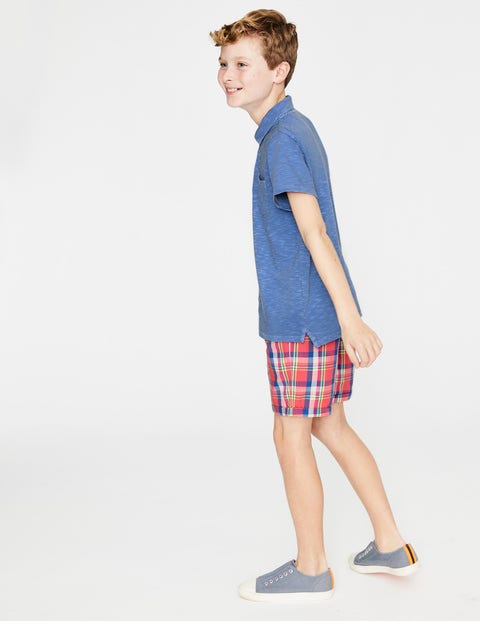 Garment-Dyed Jersey Polo - Wild Blueberry Blue Garment-Dyed Jersey Polo - Wild Blueberry Blue