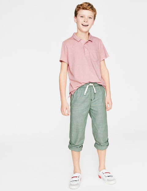 Garment-Dyed Jersey Polo - Boto Pink Garment-Dyed Jersey Polo - Boto Pink