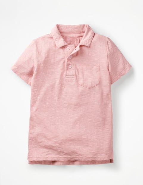 Garment-Dyed Jersey Polo - Boto Pink Garment-Dyed Jersey Polo - Boto Pink