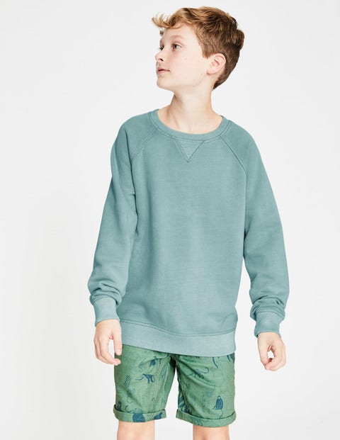 Garment-Dyed Sweatshirt - Mineral Blue Garment-Dyed Sweatshirt - Mineral Blue