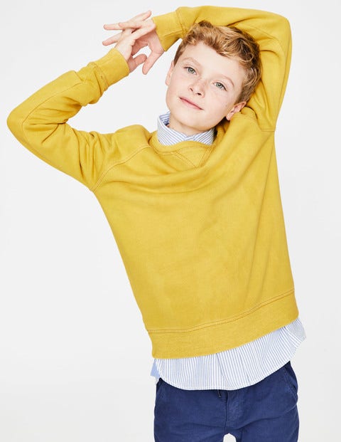Garment-Dyed Sweatshirt - Mimosa Yellow Garment-Dyed Sweatshirt - Mimosa Yellow