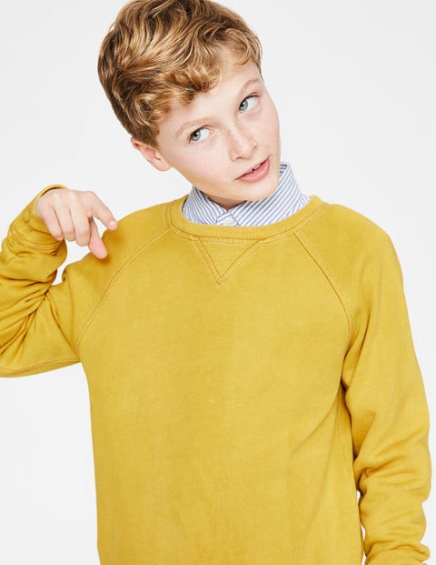 Garment-Dyed Sweatshirt - Mimosa Yellow Garment-Dyed Sweatshirt - Mimosa Yellow