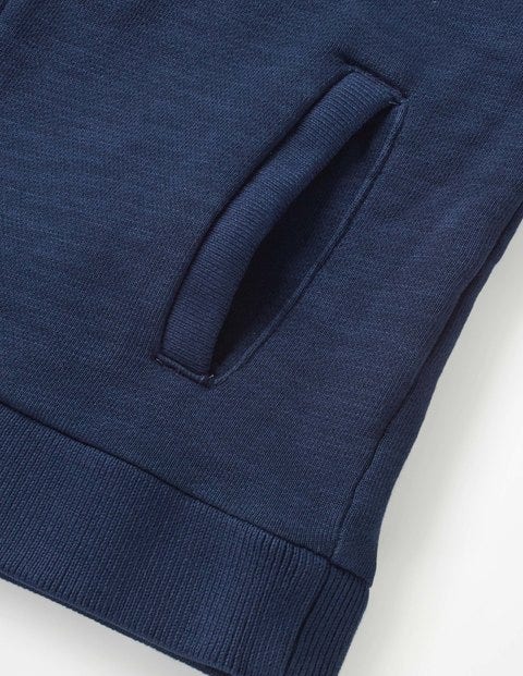 Garment-Dyed Zip-Up Hoodie - College Blue Garment-Dyed Zip-Up Hoodie - College Blue