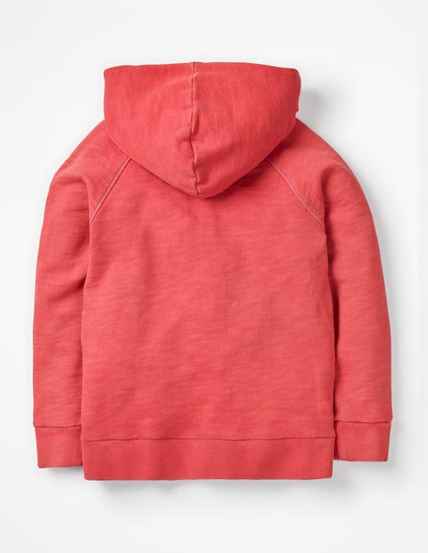 Garment-Dyed Zip-Up Hoodie - Jam Red Garment-Dyed Zip-Up Hoodie - Jam Red