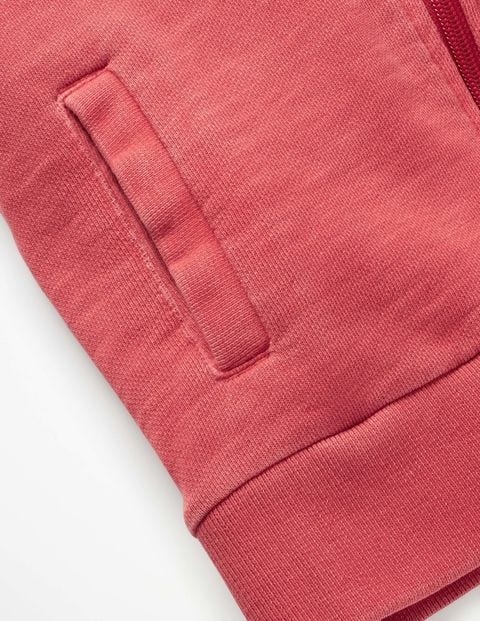 Garment-Dyed Zip-Up Hoodie - Jam Red Garment-Dyed Zip-Up Hoodie - Jam Red