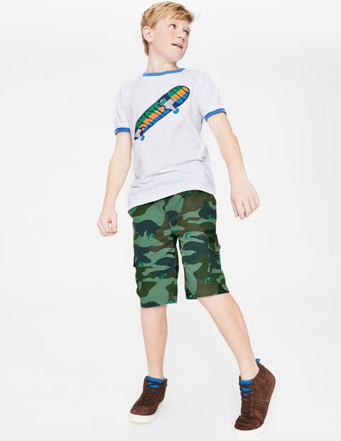 Graphic Slogan T-Shirt - White Skate On Graphic Slogan T-Shirt - White Skate On