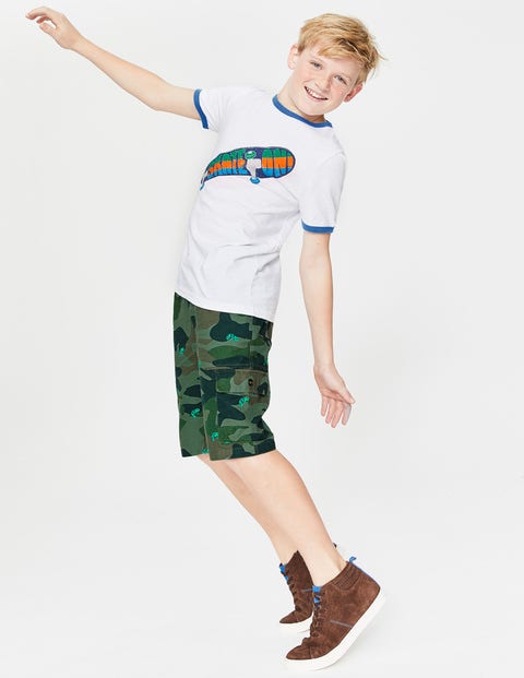 Graphic Slogan T-Shirt - White Skate On Graphic Slogan T-Shirt - White Skate On