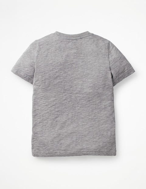 T-Shirt Mit Tiermotiv - Grau Meliert, Affen T-Shirt Mit Tiermotiv - Grau Meliert, Affen