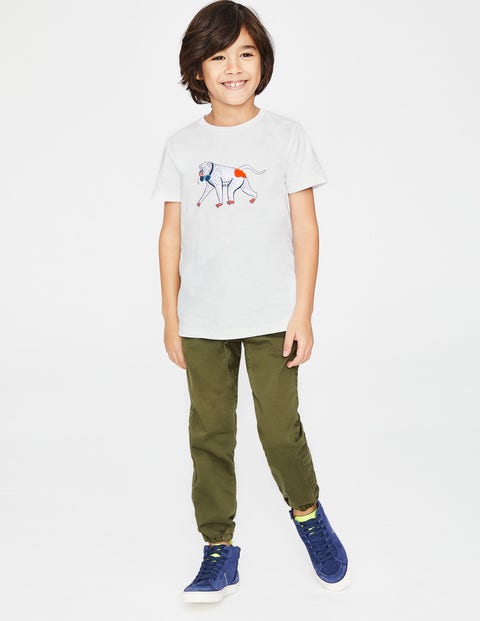 Animal Graphic T-Shirt - White Baboon Animal Graphic T-Shirt - White Baboon