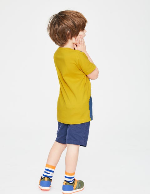 Animal Appliqué T-Shirt - Mimosa Yellow Ape Animal Appliqué T-Shirt - Mimosa Yellow Ape
