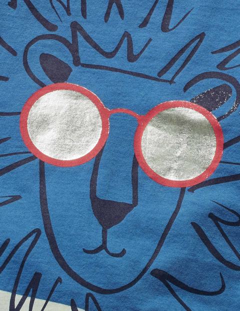 Cool Animal T-Shirt - Elizabethan Blue Lion Cool Animal T-Shirt - Elizabethan Blue Lion