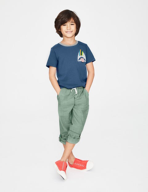 Animal Pocket T-Shirt - Lagoon Blue Shark Animal Pocket T-Shirt - Lagoon Blue Shark