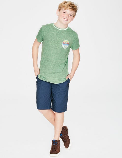 Surfer T-Shirt - Soft Green Marl Surfer T-Shirt - Soft Green Marl